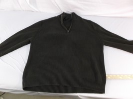 CALVIN KLEIN Gray Long Sleeve Knit Cowl Neck Cotton Sweater 2XL Extra La... - £11.00 GBP
