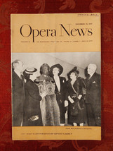 Metropolitan OPERA NEWS Magazine November 17 1947 Un Ballo in Maschera - £11.51 GBP