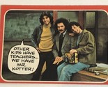 Welcome Back Kotter Trading Card 1976 #44 John Travolta Gabe Kaplan - £1.98 GBP