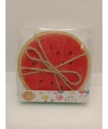 Three Piece Fruit Coasters Sandstone Absorbent - $292.13 MXN