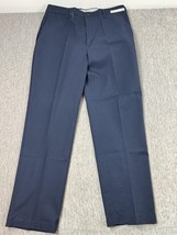 Red Kap Pants Mens 40 Navy Blue TouchTex Work Uniform Industrial Made US... - $14.84