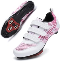 Road Bike Cycling Shoes For Men And Women With 3 Straps And Pre-Installed Delta - £61.50 GBP
