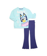 Bluey Toddler Girls Graphic Sweatshirt and Flare Leggings Set, Blue Size 3T - $470.22 MXN