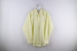 Vintage 60s 70s Streetwear Mens 16.5 34 Striped Collared Disco Button Shirt USA - £34.79 GBP