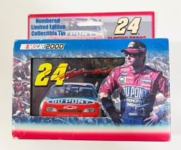 NASCAR 2000 Jeff Gordon #24 Limited Edition Collectible Tin 2 Deck Playi... - $147.44 MXN