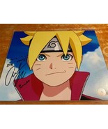 Naruto Boruto Amanda Miller Autograph 8 x 10 Print Bam Anime W/COA Becke... - $489.67 MXN