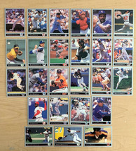 1992 Leaf Set Of 25 Hall Of Fame Baseball Cards Near Mint Or Better Condition - £7.74 GBP