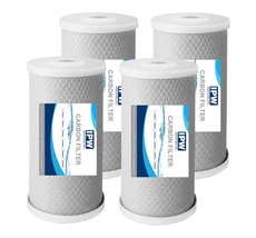 Big Blue CTO Carbon Block Water Filters 4.5" x 10" Whole House Cartridges Compat - $54.99