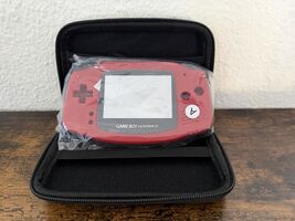 GBA Game Boy Advance Housing Shell Plastic Screen USA - Red with Case - $35.19 CAD