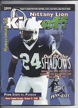 1998 Penn State Football Program October 17th 1998 Vs Purdue - $25.05