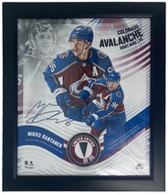 MIKKO RANTANEN Colorado Avalanche Framed 15&quot; x 17&quot; Game Used Puck Collage LE 50 - £99.80 GBP