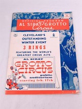 ✅ Circus Program 1958 Al Sirat Grotto Souvenir Magazine Vintage - £13.92 GBP
