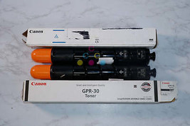4 Open/No Box Oem Canon I Radvance C5045,C5051,C5250,C5255 GPR-30 Cmyk Toners - £151.85 GBP