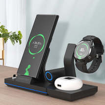 3 In 1 65w Magnetic Fast Wireless Charging Dock Energy Fort - £24.05 GBP+