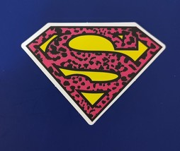 Superman Vinyl Sticker 80s Print - £3.98 GBP