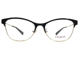 Coach Eyeglasses Frames HC 5111 9346 Black Gold Cat Eye Full Rim 53-17-140 - £58.96 GBP