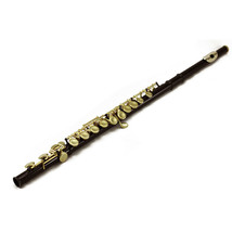 **GREAT GIFT**SKY Black/Gold C Foot Flute Gold Key with Hard Case  - £117.98 GBP