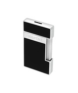 S.T. Dupont Slimmy Line 2 Lighter Shiny Black Lacquer &amp; Chrome - 028221 - $391.99
