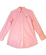 Lauren Ralph Lauren Dress Shirt Men Sz 15 32/33 Pink Slim Fit Non Iron C... - $37.31 CAD