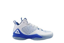 [DA073421] Mens Peak Street Ball Master LW White Royal Blue Basketball S... - $102.79 CAD