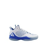 [DA073421] Mens Peak Street Ball Master LW White Royal Blue Basketball S... - £29.29 GBP