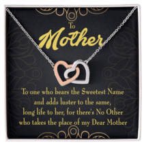To Mom My Dear Mother Inseparable Necklace - £44.69 GBP+