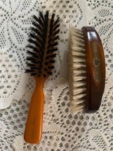 Vintage Royal Swedish Wood Hand Brush and Celluloid Scap Toner Brush - £10.04 GBP