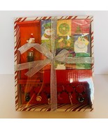 Christmas Wine Gift Set Bottle Stopper 16 Paper Napkins Six Glass Charms... - $10.44 CAD
