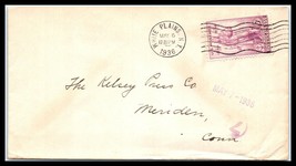 1936 US Cover - White Plains, New York to Meriden, Connecticut U9 - $2.96