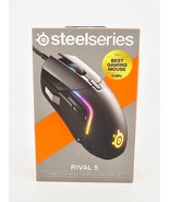 SteelSeries Rival 5 Precision Multi Genre RGB Gaming Mouse Wired USB - $54.61 CAD