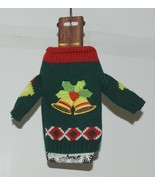 DMM Uncle Bobs XSweat Ugly Knitted Bottle Sweater Green with Bells and H... - £6.62 GBP