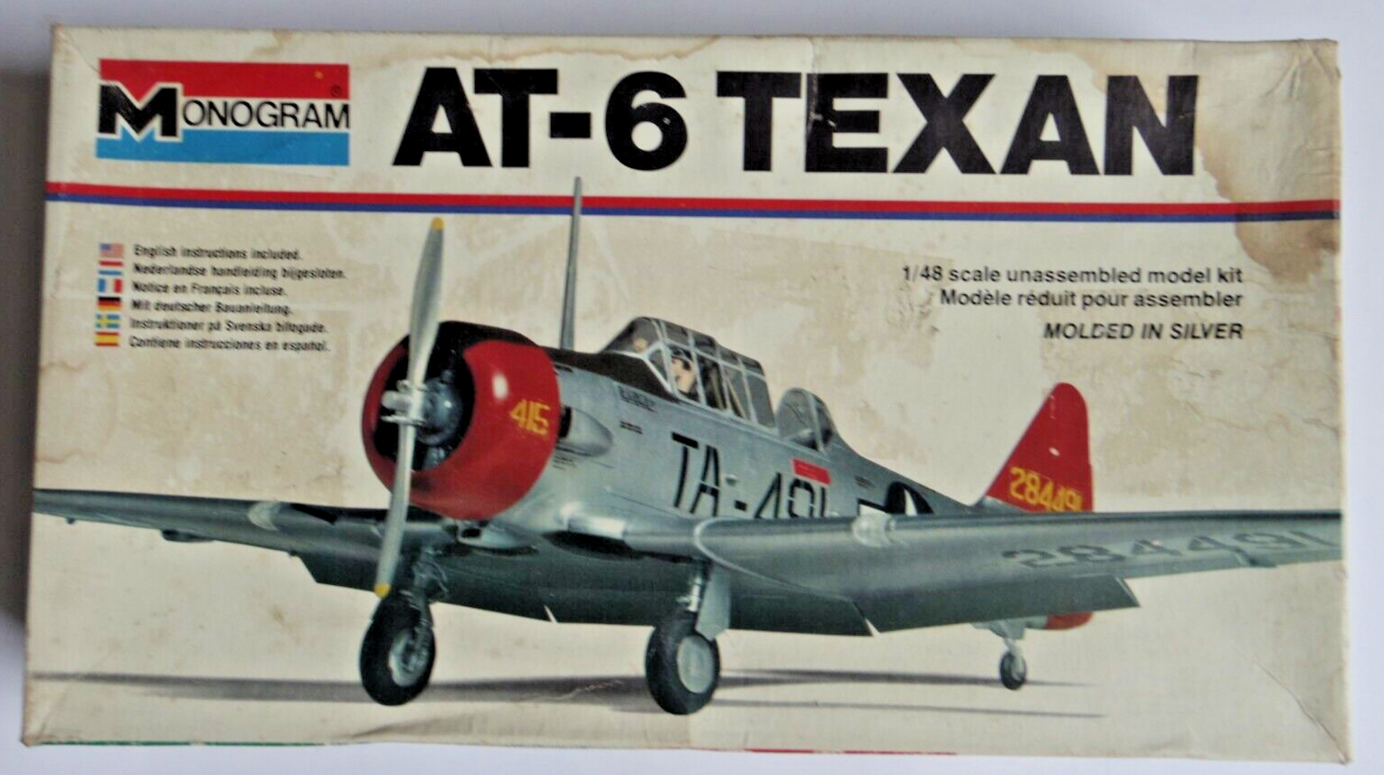 Monogram 1:48 USAF AT-6 Texan Model Kit #5306 Open Box Paint Started - £14.82 GBP