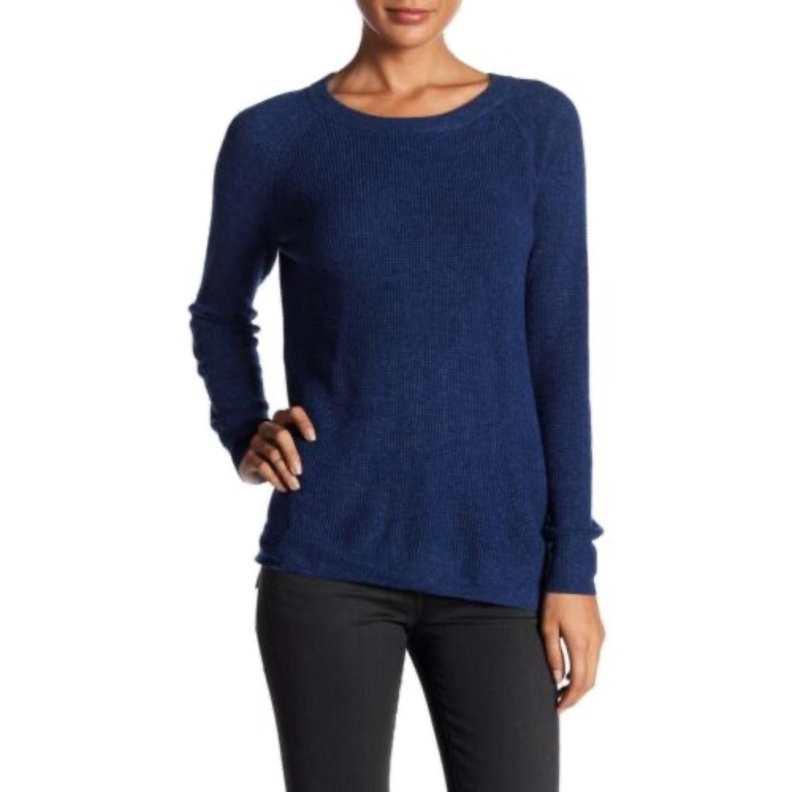Madewell Wafflestitch Pullover Sweater Navy XS Item image 5
