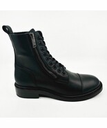 Thursday Boot Co Major Black Leather Womens Zipper Combat Mid Calf Boots - $109.57 CAD+