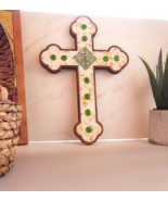 Mosaic Cross Orthodox Christian home decor, IC XC NIKA Iconostasi wall hanging - £87.04 GBP