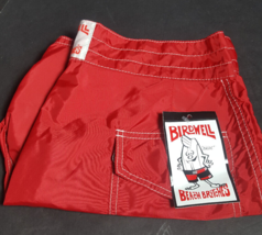 Birdwell Beach Britches 310 Board Shorts Red Mens 32 New NWT Birdies - £62.64 GBP