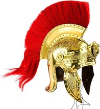 Armor Praetorian Guard Roman Helmet - One Size - Brass Armour Gold - £215.02 GBP