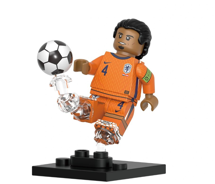 Virgil Soccer Player World Cup Deluxe Custom Minifigures - $8.46