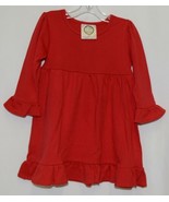 Blanks Boutique Red Long Sleeve Empire Waist Ruffle Dress Size 12M - £11.74 GBP