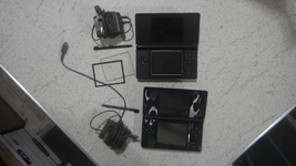 Nintendo DS Lite handheld consoles (2), both work but have issues. LooK! - $82.00