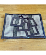 Beautiful Thai Elephant Placemats And Coasters Set Of 6 Brown - Brand New - $260.26 MXN
