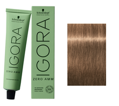 Schwarzkopf IGORA ZERO AMM Hair Color, 8-46 Light Blonde Beige Chocolate