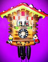 Classic Fancy Musical Cuckoo Clock # 9/New Music Box! - $187.11
