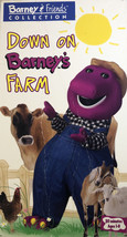 Barney &amp; Friends &quot;Down On Barney&#39;s Farm&quot;(Vhs 1992)TESTED-RARE VINTAGE-SHIP N 24H - £50.16 GBP
