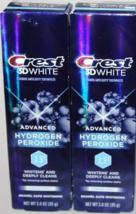 Lot Of 2 Crest 3D White Hydrogen Peroxide Toothpaste 3.0 Oz Exp 6/26 - $16.99