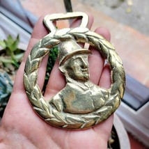 Vintage Horse Brass Jockey Harness Bottle Opener - $39.99