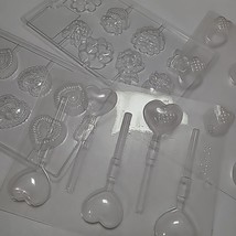 Valentine&#39;s Day Chocolate Candy Mold Love Hearts Heart Sweetheart Lot - £7.86 GBP