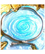 Stunning~SILVER~BOW TIE~Vintage Necklace - $23.09 CAD