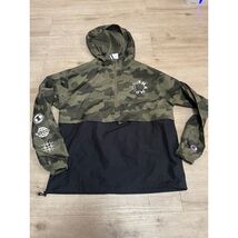 Champion Champion Mens Camo Stadium Colorblock Packable Windbreaker Jack... - $26.20