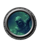 Creature from the Black Lagoon Watches You - Porthole Wall Decal - £12.58 GBP